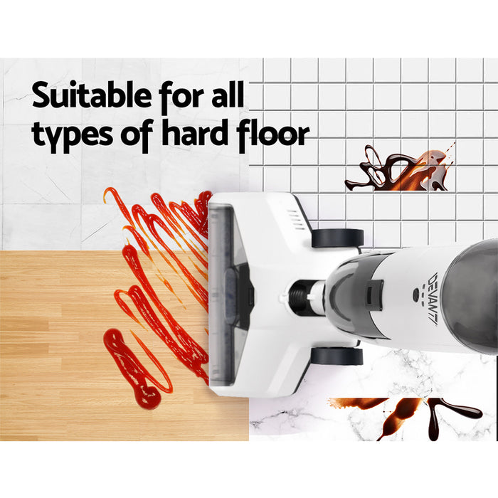 Devanti Handheld Wet Dry Vacuum Cleaner Mop Brushless Vacuums HEPA Filter 250W - Devanti