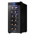 Devanti Wine Cooler 12 Bottle Thermoelectric Fridge Storage Chiller - Devanti