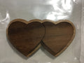 Double Heart Oak-Backed Symbol