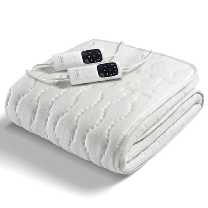 Dreamland Cosy Dreamer Superior Cotton Double Underblanket Mattress Warmer with Dual Controllers - White | 16995C from Dreamland - DID Electrical
