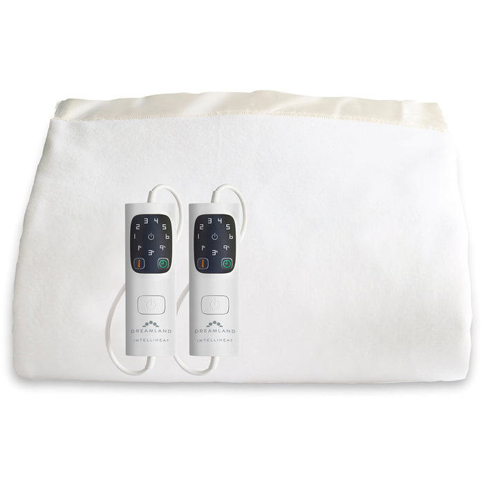 Dreamland Peaceful Dreams Double Warming Overblanket with Dual Controllers - Ivory | 16925 from Dreamland - DID Electrical