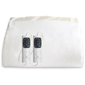 Dreamland Peaceful Dreams Double Warming Overblanket with Dual Controllers - Ivory | 16925 from Dreamland - DID Electrical