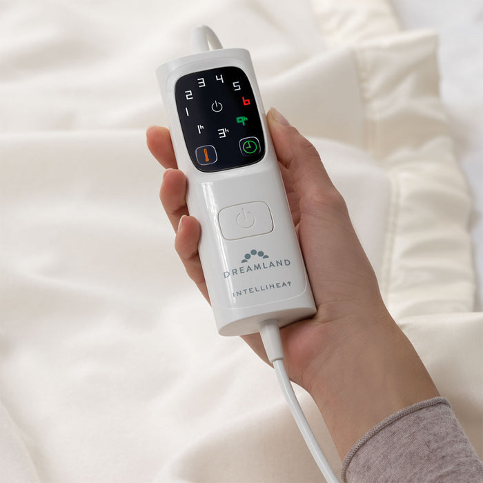 Dreamland Peaceful Dreams Double Warming Overblanket with Dual Controllers - Ivory | 16925 from Dreamland - DID Electrical