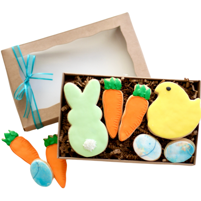 Easter Bunny & Chick Cookie Box