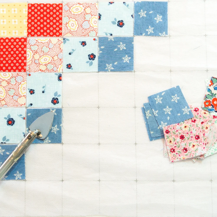 Easy Piecing Grid Panel - 1.5" Finished size