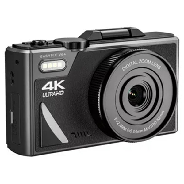 EasyPix V64 Flip 64MP Digital Camera - Black | 267-20203 from EasyPix - DID Electrical