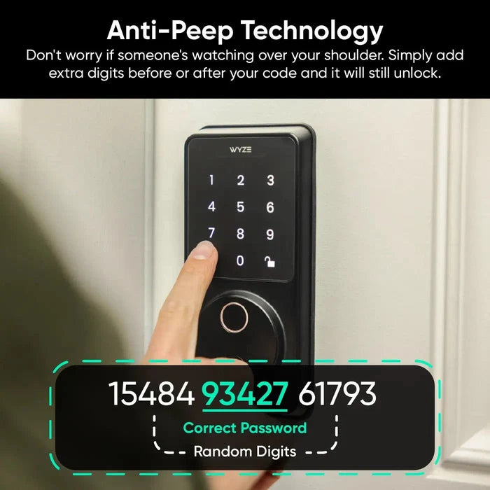 Wyze Lock Bolt v2: Smart Fingerprint Door Lock with Wi-Fi