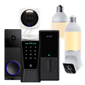 Entry Point Security Kit Pro Bundle: Protect your home with a powerful four-device bundle that includes a smart lock.