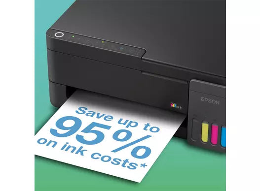 Epson EcoTank A4 Multifunction Wi-Fi & AirPrint Ink Tank Printer - Black | C11CL62401