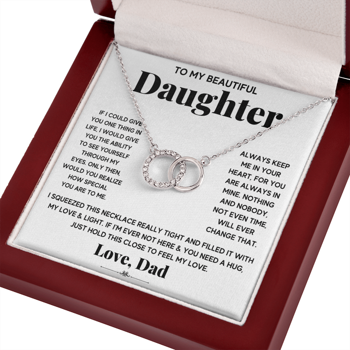 Eternal Love  - Daughter Perfect Pair Necklace
