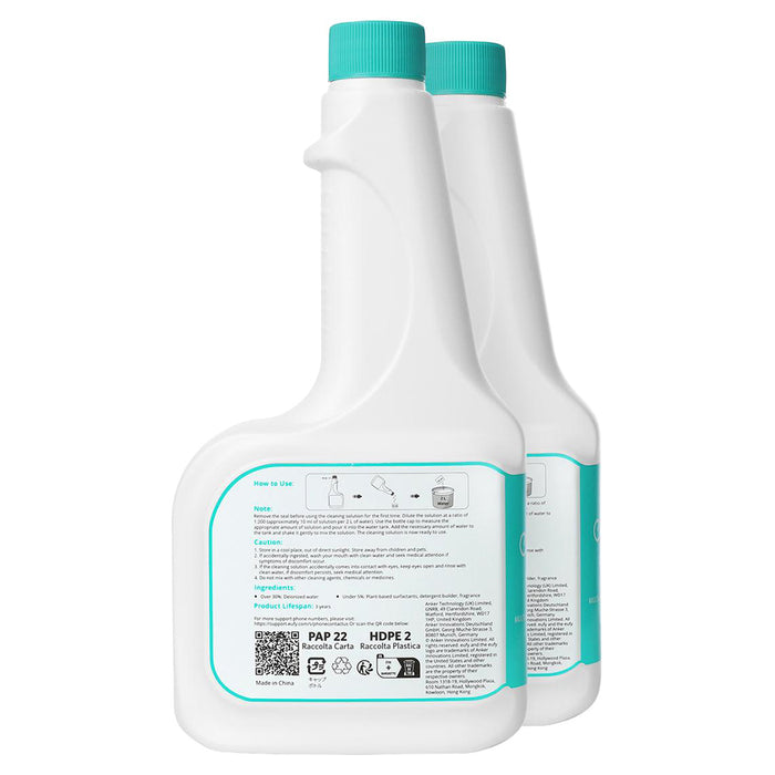 Eufy Hard Floor Cleaning Solution Pack of 2 | T29C3121 from Eufy - DID Electrical