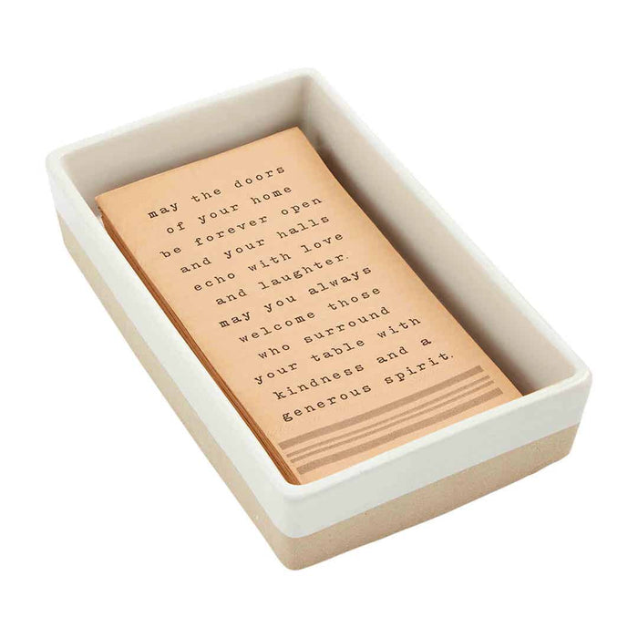 Mudpie - Napkin - Farm Ceramic Guest