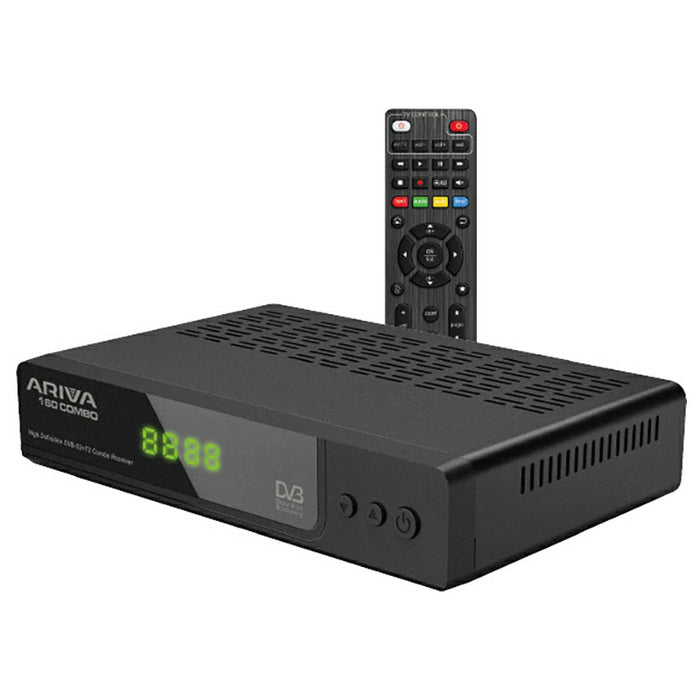 Ferguson Ariva 160 Combo Satellite Receiver Set Top Box - Black | ARIVA160COMBO from Ferguson - DID Electrical