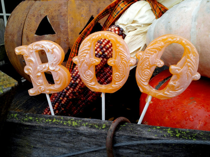 Filigree Letter Lollipops 3-piece set by I Want Candy!