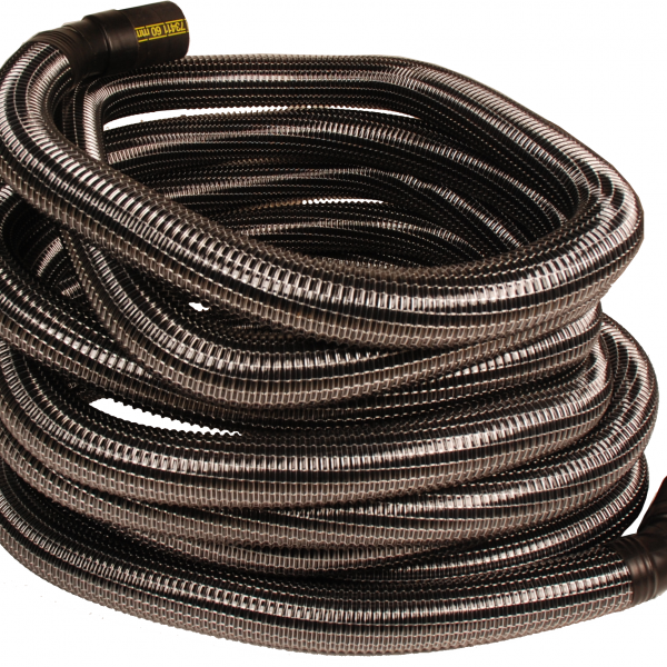 Flexible Suction Hose with Steel Bent End Couplers