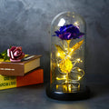 Flower Rose LED light with Glass Dome