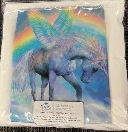 Frame to Frame Unicorns Fabric