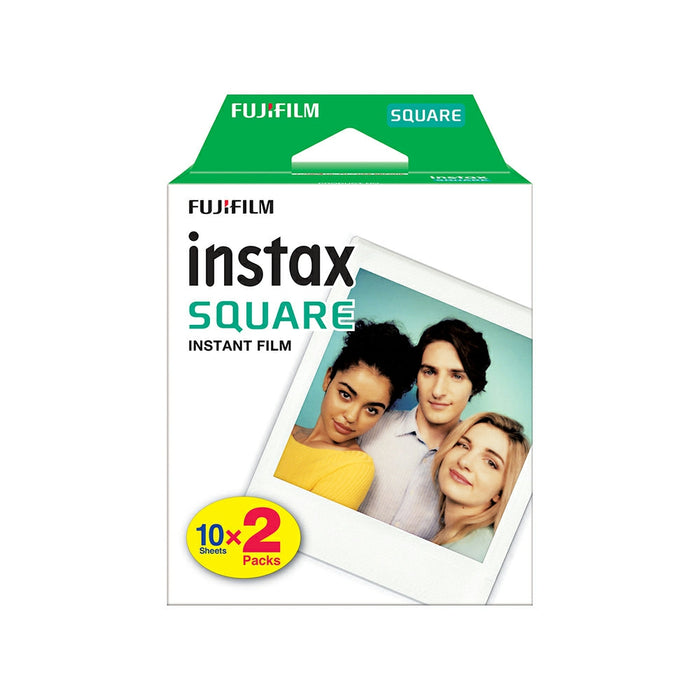 Fujifilm Instax Square Film Pack of 20 Sheets | INSTAXSQFILM10X2 from Fujifilm - DID Electrical