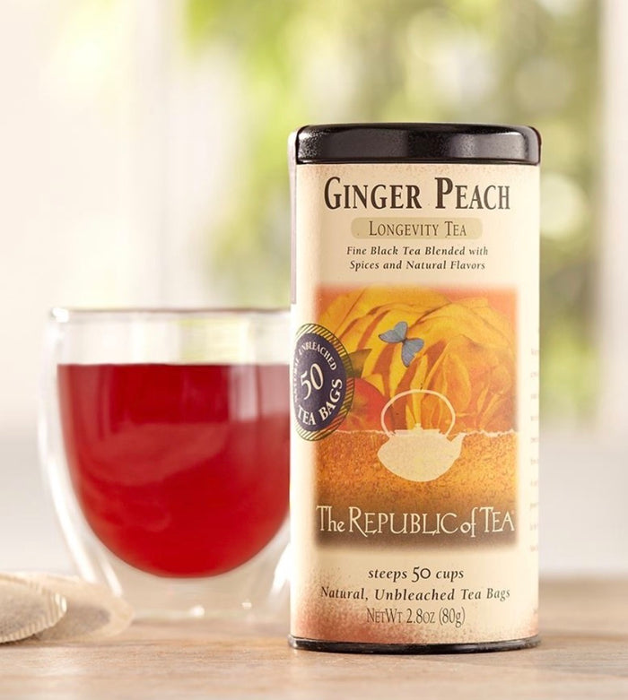 Ginger Peach Black Tea - The Republic of Tea