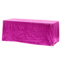 Glitz Sequin 90"x132" Rectangular Tablecloth - Fuchsia - CV Linens