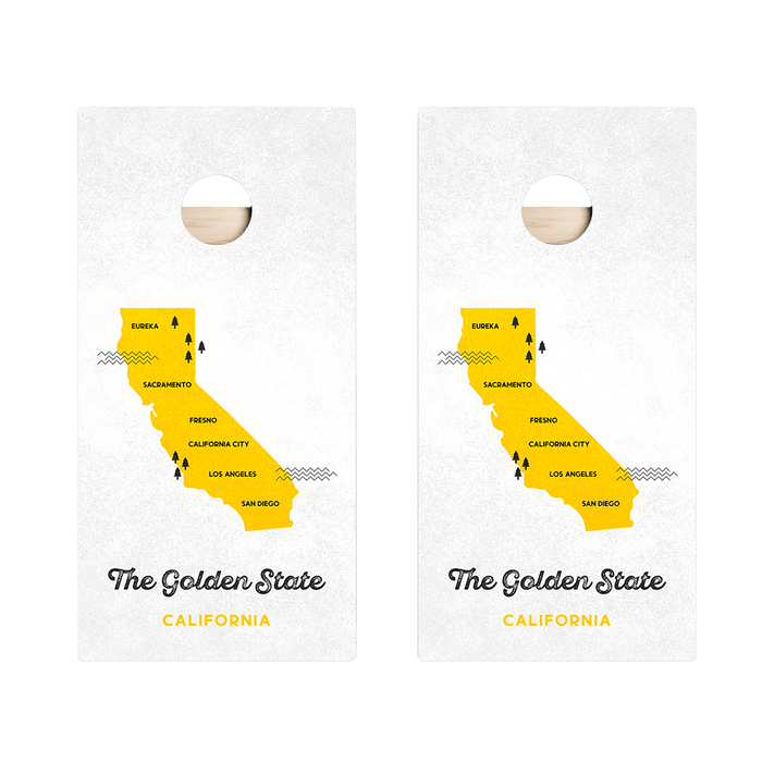 Golden State Star Cornhole Boards - ACA - 000369 | American Cornhole Association