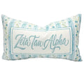 Grandmillenial Velvet Pillow- Zeta Tau Alpha