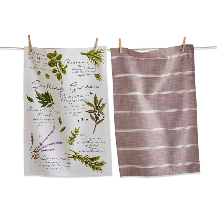 Grill Garden Dishtowel Set of 2 - Multi