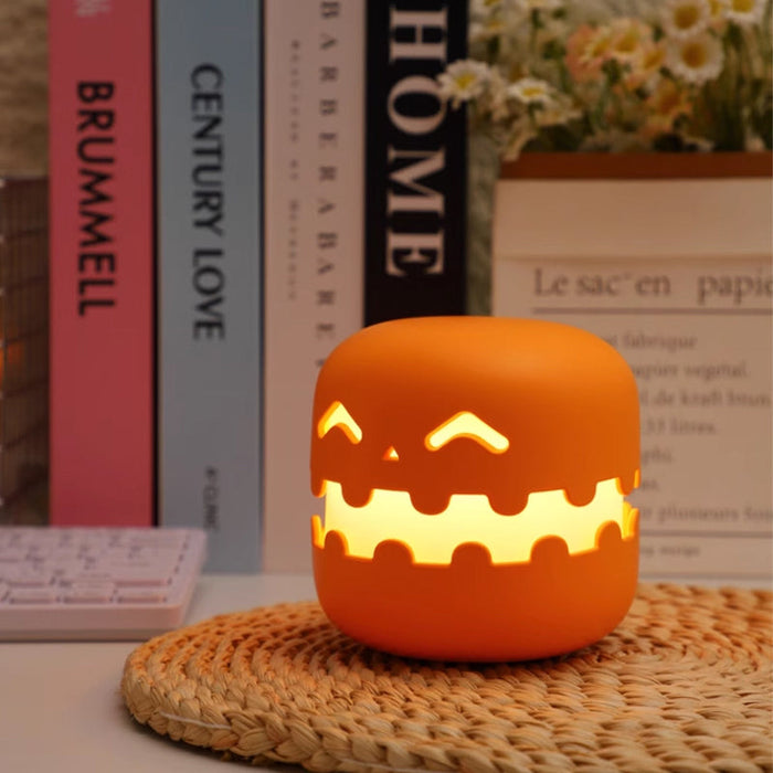 Halloween Pumpkin Night Light with Cozy Spooky Glow for Decor