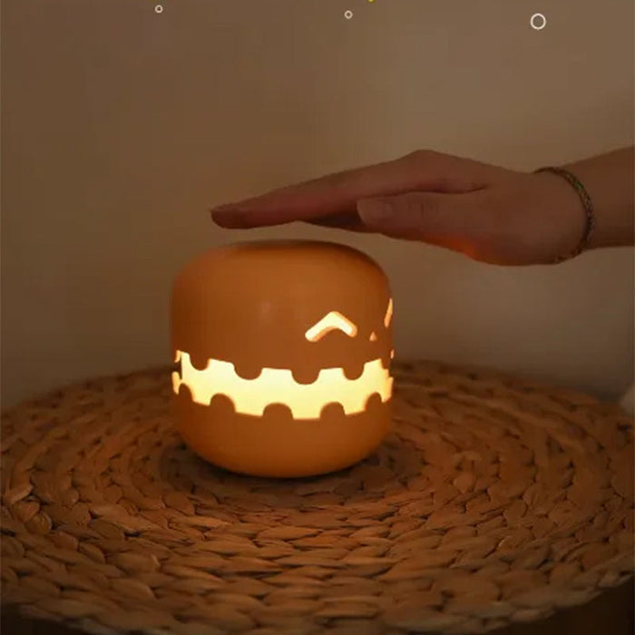 Halloween Pumpkin Night Light with Cozy Spooky Glow for Decor