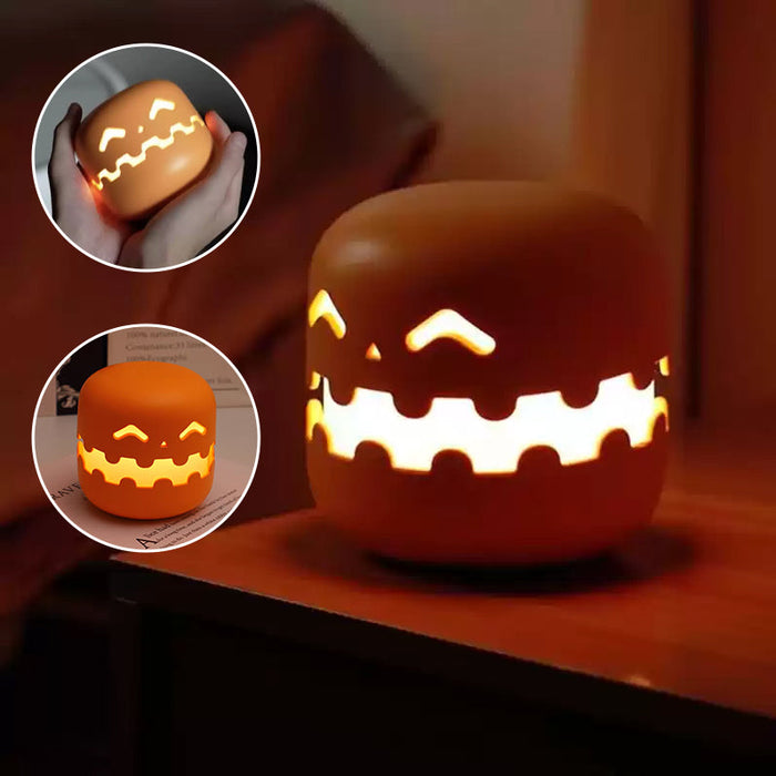 Halloween Pumpkin Night Light with Cozy Spooky Glow for Decor