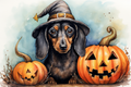 Halloweendachshund