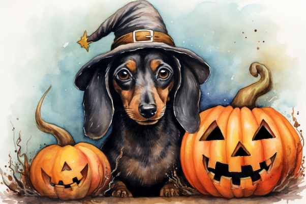 Halloweendachshund