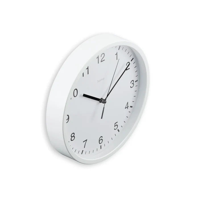 Hama Elba 25CM Non-ticking Wall Clock - White | 517524