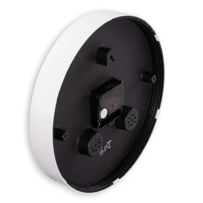 Hama Elba 25CM Non-ticking Wall Clock - White | 517524