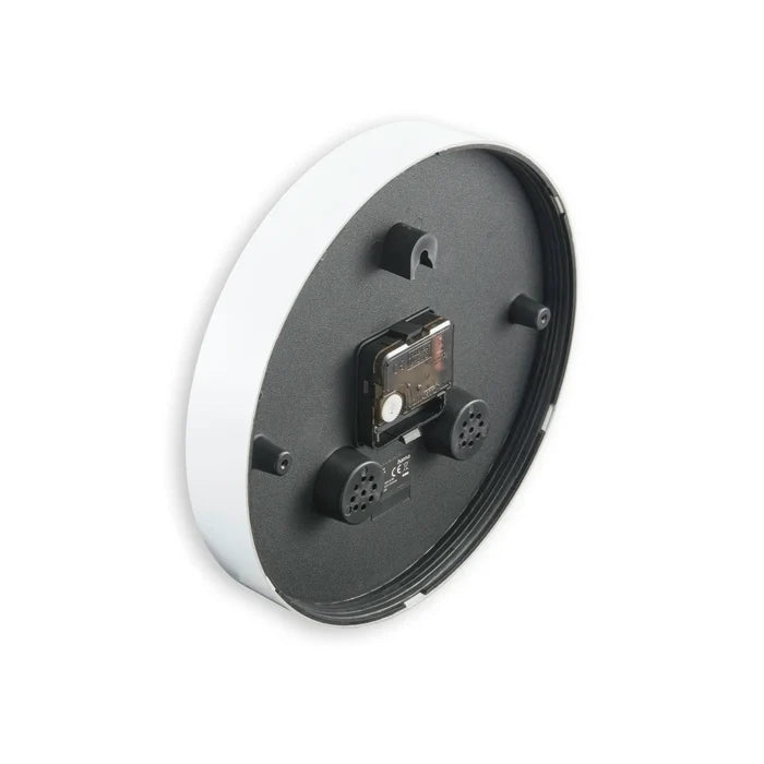 Hama Elba 25CM Non-ticking Wall Clock - White | 517524