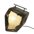 Handmade Cotton Yarn Wooden Lamp With Bulbue