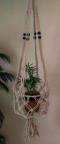 Handmade Macrame Hanger with Beads