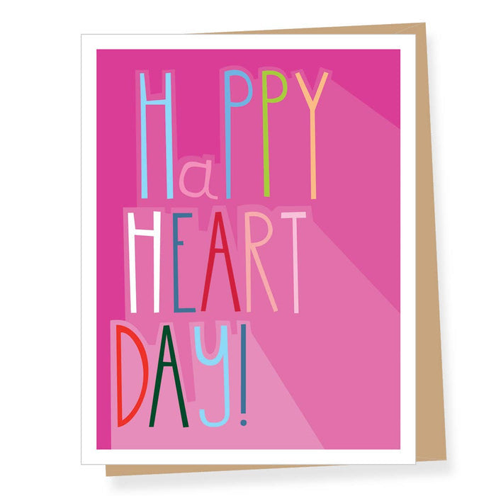 Happy Heart Day Valentine's Day Card