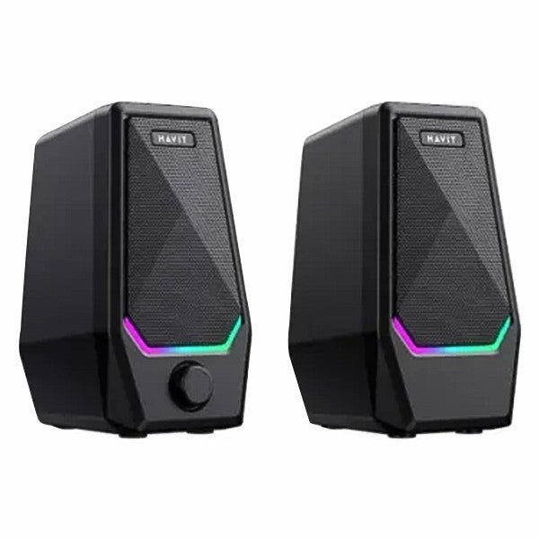 Havit RGB Stereo 2.0 USB Speaker - Black | SK768