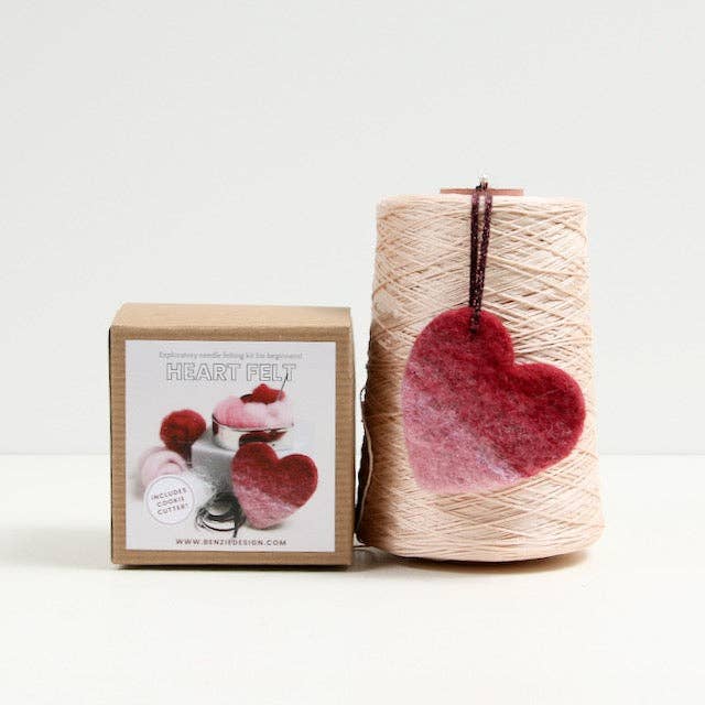 Heart Felt, Beginner Needle Felting Kit