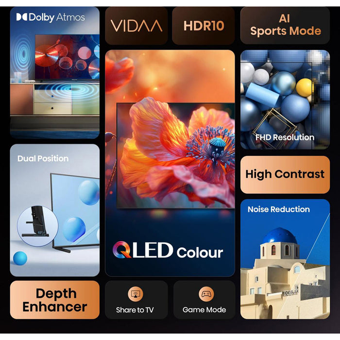 Hisense A5Q 32" FHD Smart TV - Black | 32A59Q from Hisense - DID Electrical