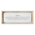 Mudpie - Plaque - Home Definition Glass