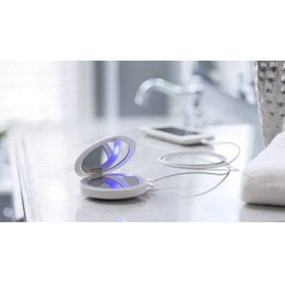Homedics Pretty & Powerful 3000mAh Power Bank - Pearl | MIR-150CG-EU from Homedics - DID Electrical