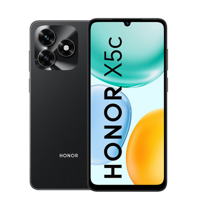 Honor X5c Plus 128GB 4G Smartphone - Midnight Black | 5109BYFHNEW