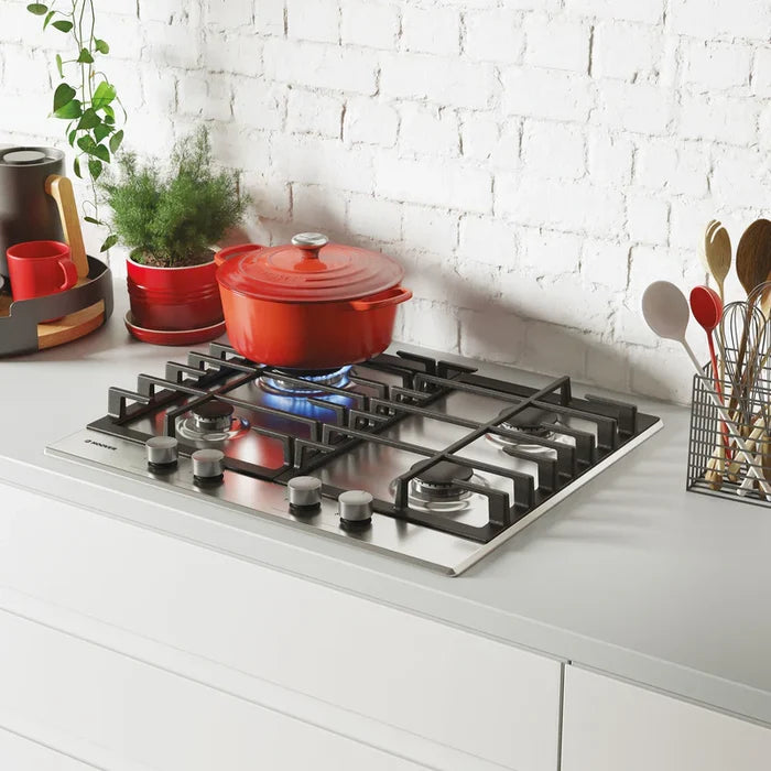 Hoover H-Hob 300 60CM 4 Zone Gas Hob - Stainless Steel | HHG6BRMX