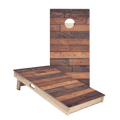 Horizontal Rustic Wood Star Cornhole Boards - ACA - 000383 | American Cornhole Association