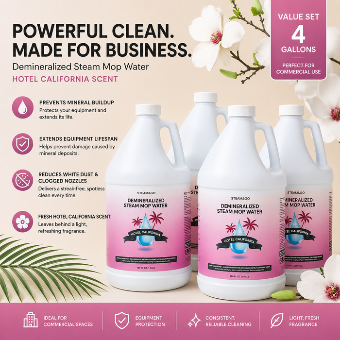 Hotel California Demineralized Steam Water