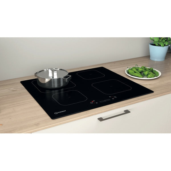 Indesit 60CM 4 Zone Induction Glass Ceramic Hob - Black | IS83Q60NE from Indesit - DID Electrical