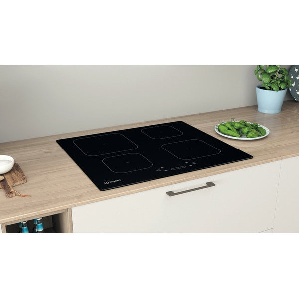Indesit 60CM 4 Zone Induction Glass Ceramic Hob - Black | IS83Q60NE from Indesit - DID Electrical