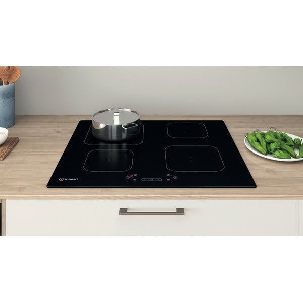 Indesit 60CM 4 Zone Induction Glass Ceramic Hob - Black | IS83Q60NE from Indesit - DID Electrical